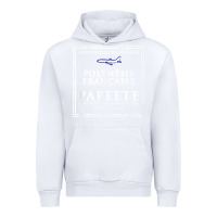 White papeete tahiti passport stamp vacation travel t shirt Urban Hoodie - maiPhamDesign
