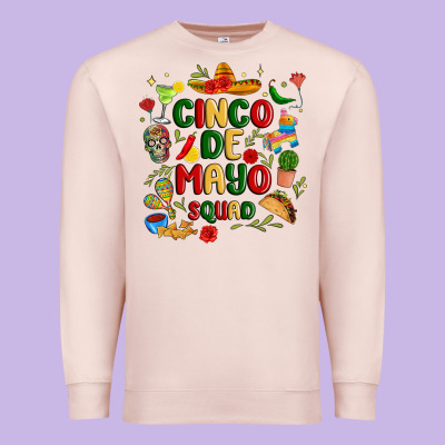 Cinco De Mayo Squad Premium Sweatshirt Designed By Jahusdesignshop