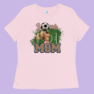 Soccer Mom Mother's Day Ladies Tee Designed By Howdyjamesfarm