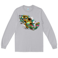 Moon Dust Guerrero Mexico Sunflower Map Long Sleeve Tee - RanaPortraitStore