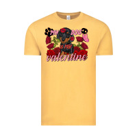 Vintage Mustard My dog is my Valentine's Day Vintage Tee - FaDigitalArtStudio