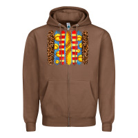 Chestnut softball  brushstrokes Zipper Hoodie - AdoDesignShop