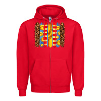 Red softball  brushstrokes Zipper Hoodie - AdoDesignShop