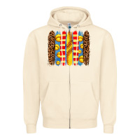Sandshell softball  brushstrokes Zipper Hoodie - AdoDesignShop