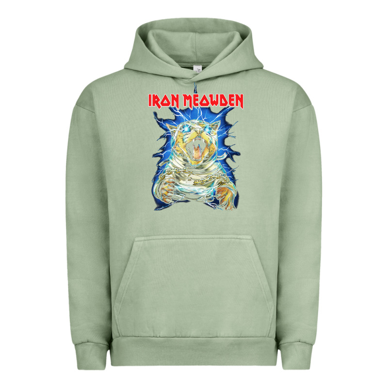 Iron Meowden Classic Cute Cat Love Animal Outfits Halloween Urban Hoodie by maiPhamDesign | Teevron
