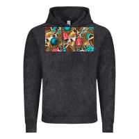 Vintage Black american  football with turquoise license plate Vintage Hoodie - BundleAndBundleShop