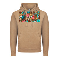 Vintage Coffee american  football with turquoise license plate Vintage Hoodie - BundleAndBundleShop
