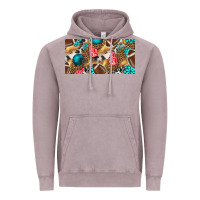 Vintage Zinc american  football with turquoise license plate Vintage Hoodie - BundleAndBundleShop