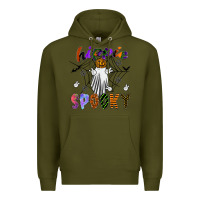 Army Green hippie spooky Premium Hoodie - SublimationCraftShop