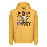 Mustard hippie spooky Premium Hoodie - SublimationCraftShop