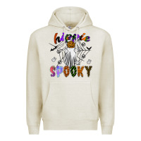 Oatmeal Heather hippie spooky Premium Hoodie - SublimationCraftShop