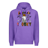 Purple hippie spooky Premium Hoodie - SublimationCraftShop