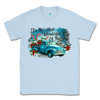 Dusty Blue its the wonderful time of the year truck Classic Tee - CowGirlArtShop