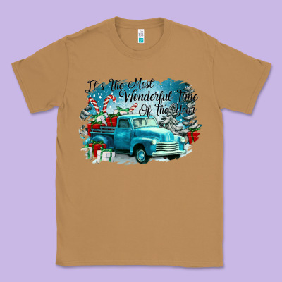 Its The Wonderful Time Of The Year Truck Classic Tee Designed By Cowgirlartshop