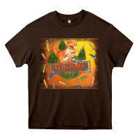Chocolate Brown teaching is a walk in the park Heavy Core Tee - TumblerDesignByShophia