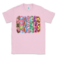 Bubblegum Pink Easter Brushstrokes Classic Tee - RanaPortraitStore