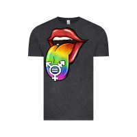 Vintage Black Pride LGBT Sign Tongue Vintage Tee - Jasminsmagicworld