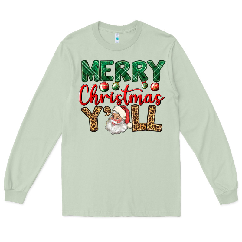 Merry Christmas Y'all Long Sleeve Tee by BundleAndBundleShop | Teevron