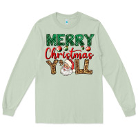 Matcha merry christmas y'all Long Sleeve Tee - BundleAndBundleShop