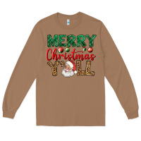 Toasted Coconut merry christmas y'all Long Sleeve Tee - BundleAndBundleShop