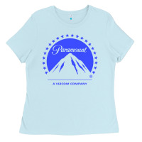 Baby Blue paramount pictures Ladies Tee - DesignPulse