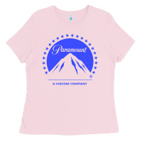 Bubblegum Pink paramount pictures Ladies Tee - DesignPulse
