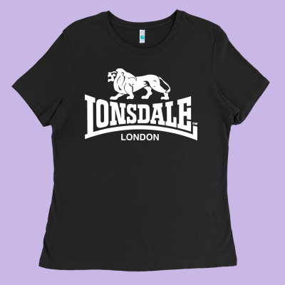 Lonsdale Classic Logo Lion Ladies Tee Designed By Designpulse