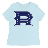 Baby Blue laval rocket Ladies Tee - DesignPulse
