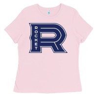 Bubblegum Pink laval rocket Ladies Tee - DesignPulse