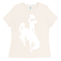 Bone wyoming cowboys Ladies Tee - DesignPulse