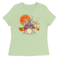 Matcha Skeleton Drummer Halloween Costume Playing Drums Mens Boys Ladies Tee - DesignPulse