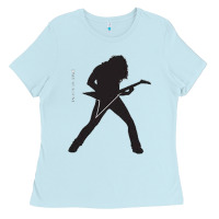 Baby Blue dave mustaine Ladies Tee - DesignPulse