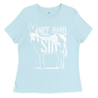 Baby Blue Nice Hand Sir Donkey Poker Funny Gambling Design For Fans Ladies Tee - DesignPulse