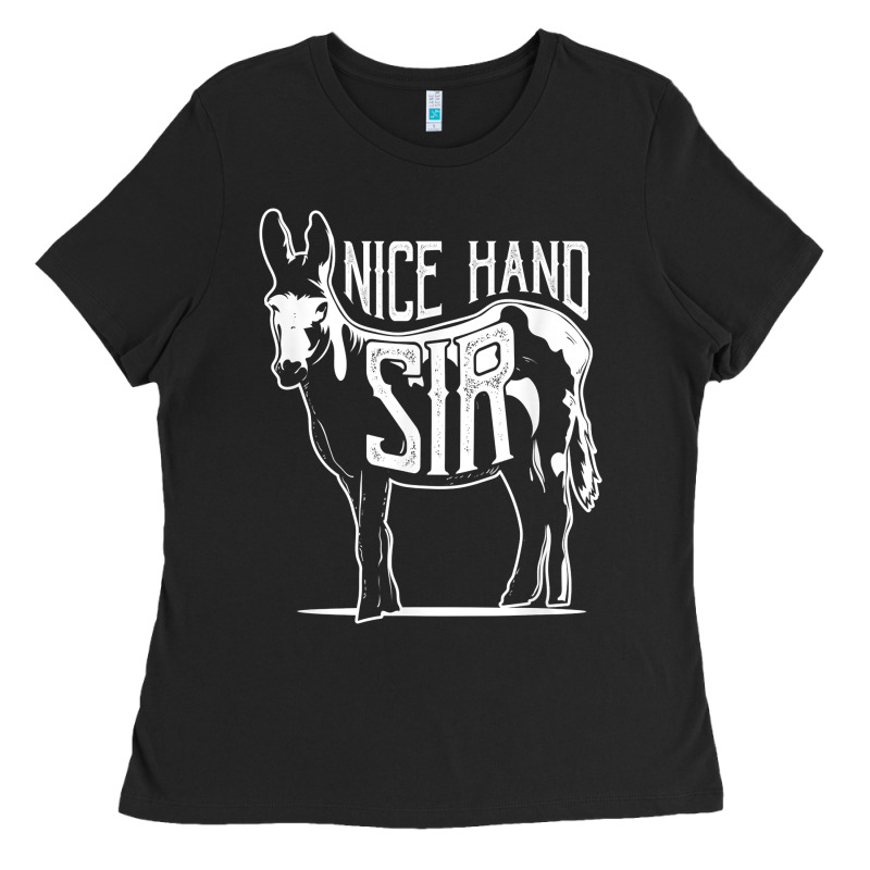 Nice Hand Sir Donkey Poker Funny Gambling Design For Fans Ladies Tee by DesignPulse | Teevron