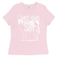 Bubblegum Pink Nice Hand Sir Donkey Poker Funny Gambling Design For Fans Ladies Tee - DesignPulse