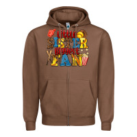 Chestnut little sister biggest fan softball Zipper Hoodie - AdoDesignShop