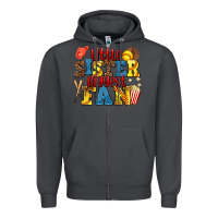 Smoke little sister biggest fan softball Zipper Hoodie - AdoDesignShop