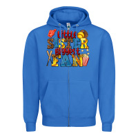 True Royal little sister biggest fan softball Zipper Hoodie - AdoDesignShop