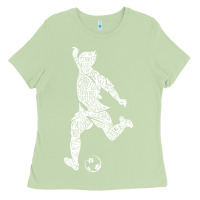 Matcha soccer player ball Ladies Tee - DesignPulse