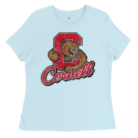 Baby Blue cornell Ladies Tee - DesignPulse