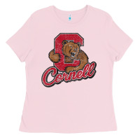 Bubblegum Pink cornell Ladies Tee - DesignPulse