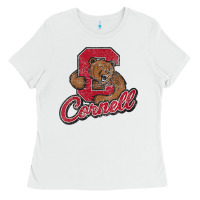 White cornell Ladies Tee - DesignPulse
