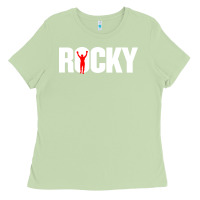 Matcha boxer r o c k y Ladies Tee - DesignPulse
