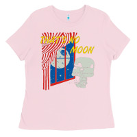 Bubblegum Pink that's no moon Ladies Tee - DesignPulse
