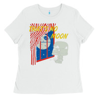White that's no moon Ladies Tee - DesignPulse