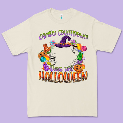 Candy Countdown Days Till Halloween Premium Tee Designed By Cowgirlartshop