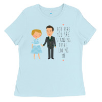 Baby Blue sound of music - loving me Ladies Tee - DesignPulse