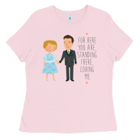 Bubblegum Pink sound of music - loving me Ladies Tee - DesignPulse