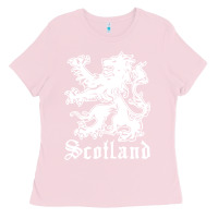 Bubblegum Pink youth scotland Ladies Tee - DesignPulse