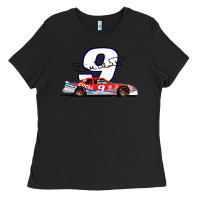 Black Bill Elliott 1988 Winston Cup 9 Stock Car  Classic Ladies Tee - DesignPulse